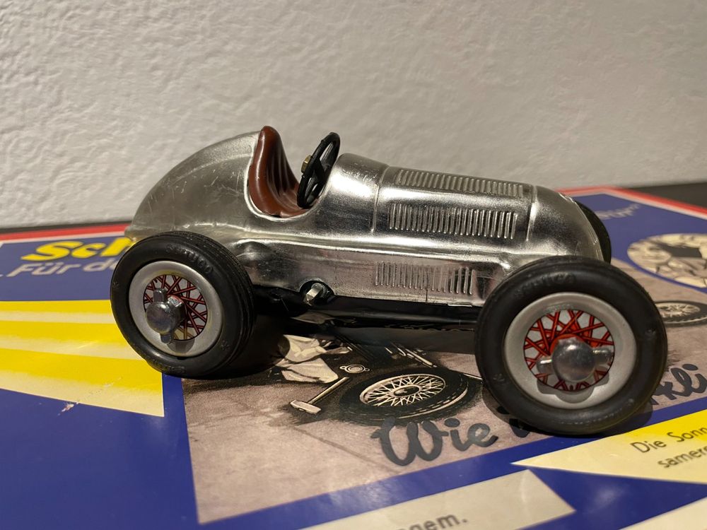 Schuco Classic 1/18 - BMW 327 Noire Et Bleue, Modèle D'expo Sans Clé, Bon état