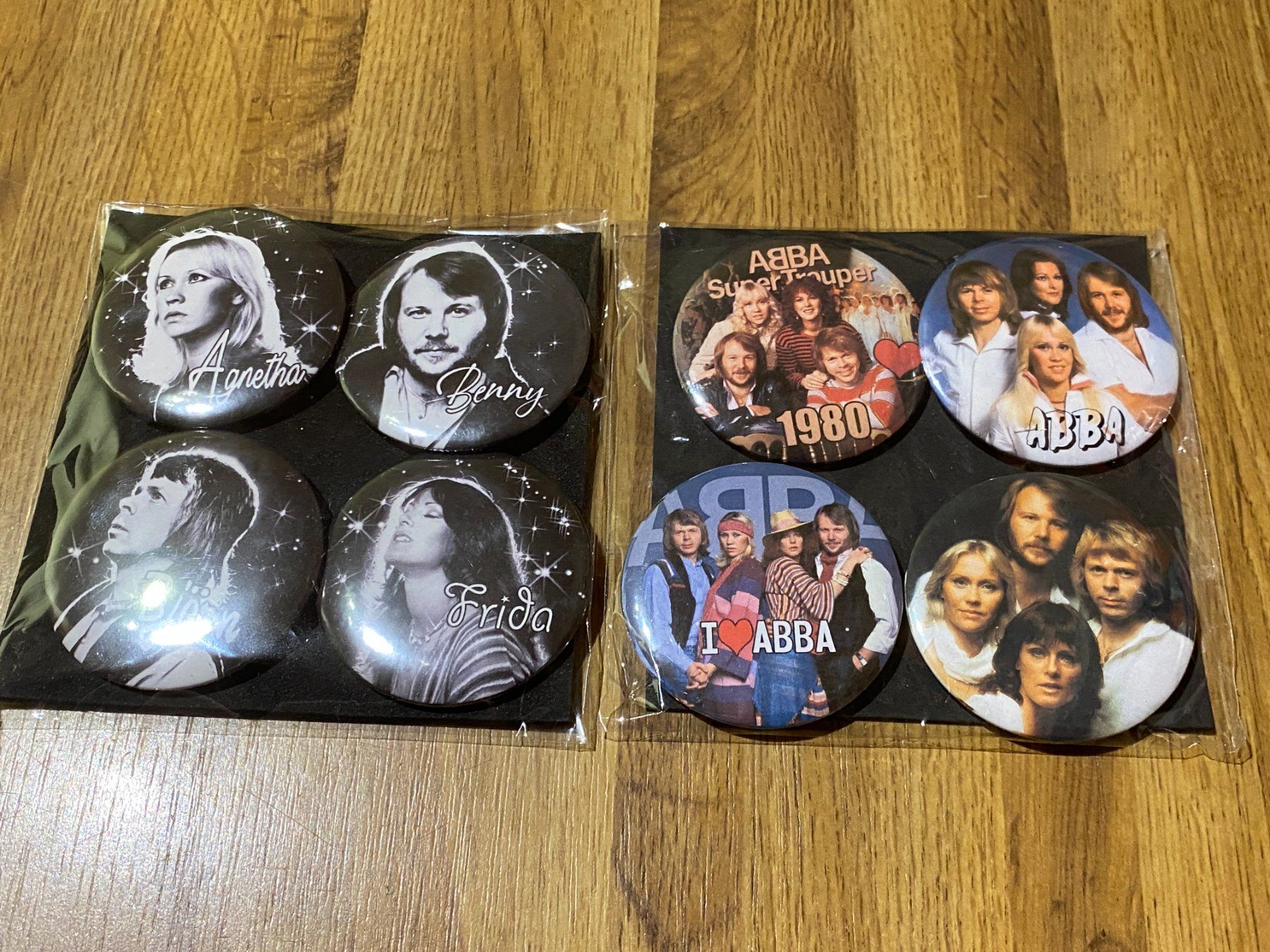 Placchette & Badge: Abba Pin Badges – Nuovo e nell'imballaggio originale da Basel venduto da FatCatPacksTheRatt 1