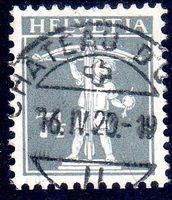 TELLKNABE MIT ARMBRUST SAUBER GESTEMPELT 16.IV.20.-19  -324