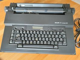 Elektrische Schreibmaschine Olivetti aus den 80er Jahren
