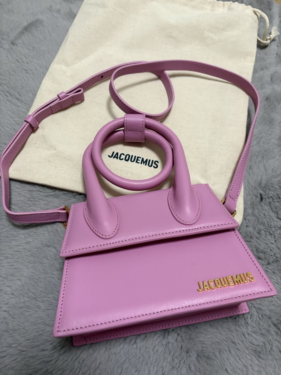 Jacquemus Borse da donna: Jacquemus Handtasche Lila Leder Klein – Nuovo (secondo la descrizione) da Allschwil venduto da len_95wq