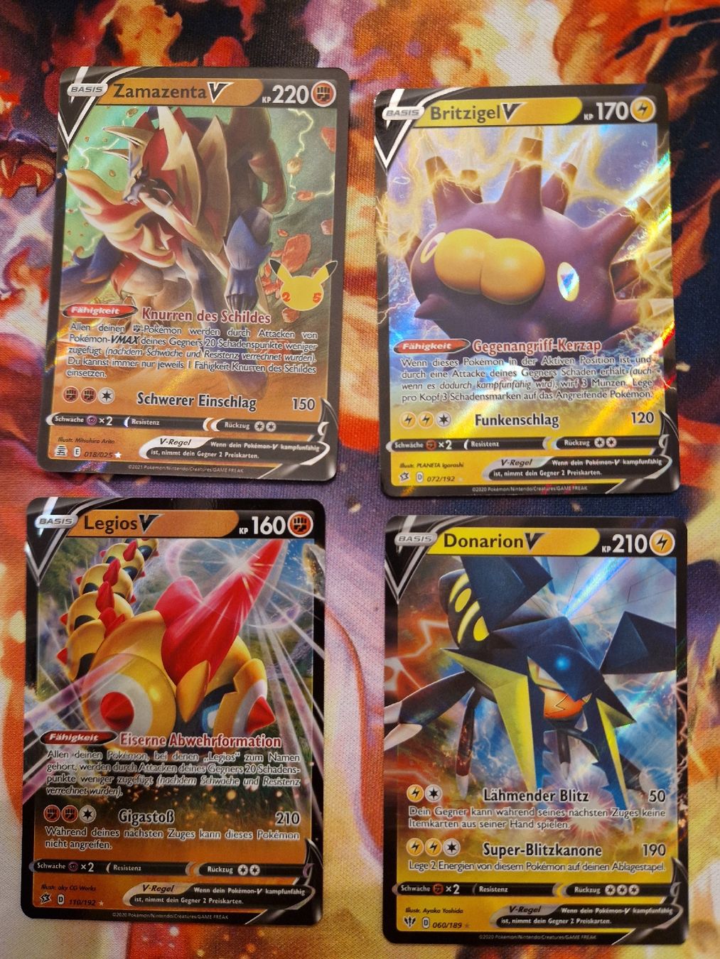 Pokémon Carte collezionabili: Verkaufe 4 Pokémon-V-Karten – Nuovo (secondo la descrizione) da Sargans venduto da voj_p2m2