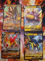 Verkaufe 4 Pokémon-V-Karten