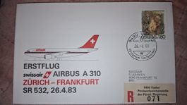 Swissair Zürich - Frankfurt 26.04.1983