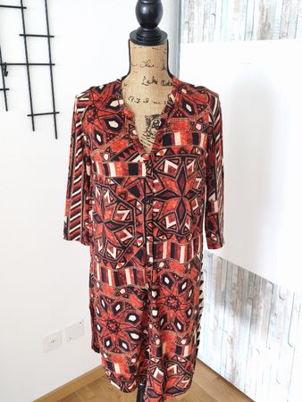H&M Kleid Gr. XS, tolles Muster, perfekt