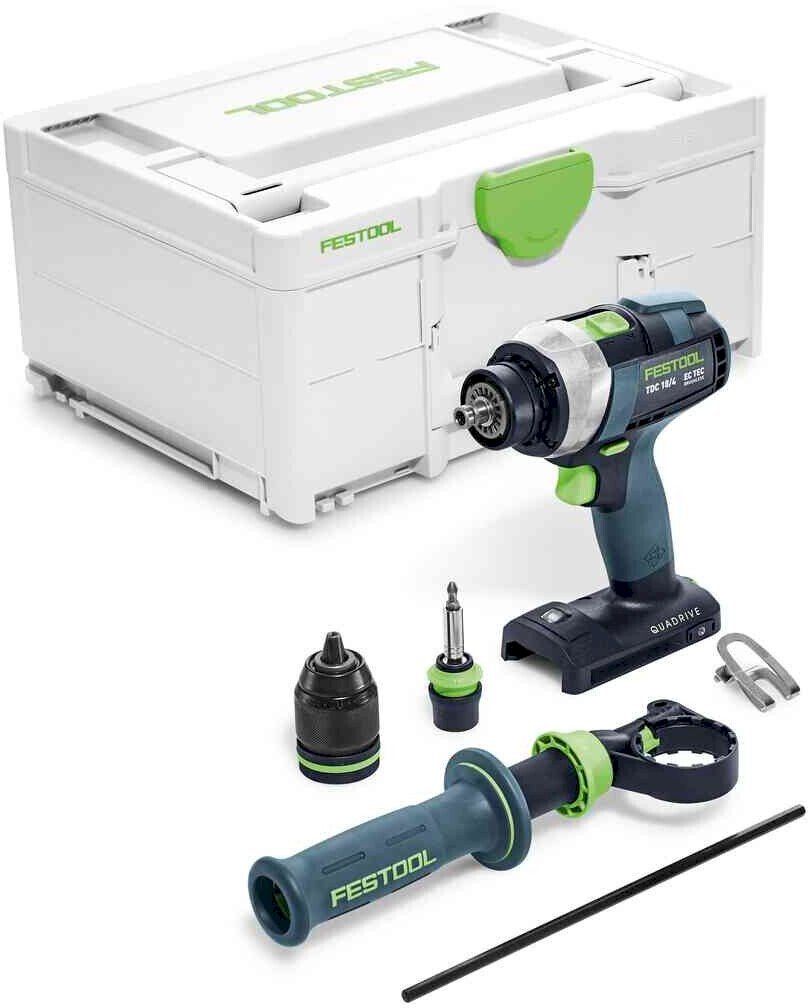 Festool Bohrmaschinen: Festool QUADRIVE TDC 18/4 I-Basic – Neu und originalverpackt aus Bottighofen von zaap