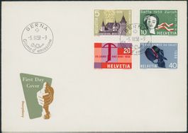 1958 - Werbemarken - Ersttagsbrief FDC ET - italienisch · it