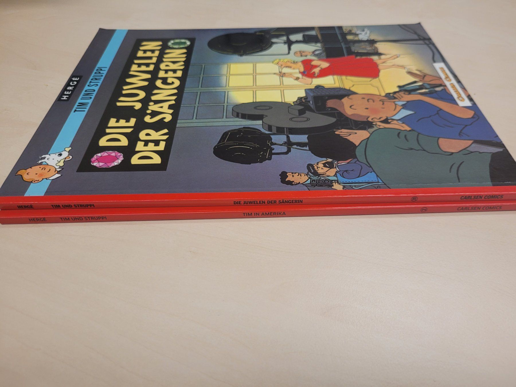 Comics: Tim und Struppi Comic-Doppel: "Amerika" + "Saengerin" top! – Gebraucht aus Nürensdorf von spartacus64 2