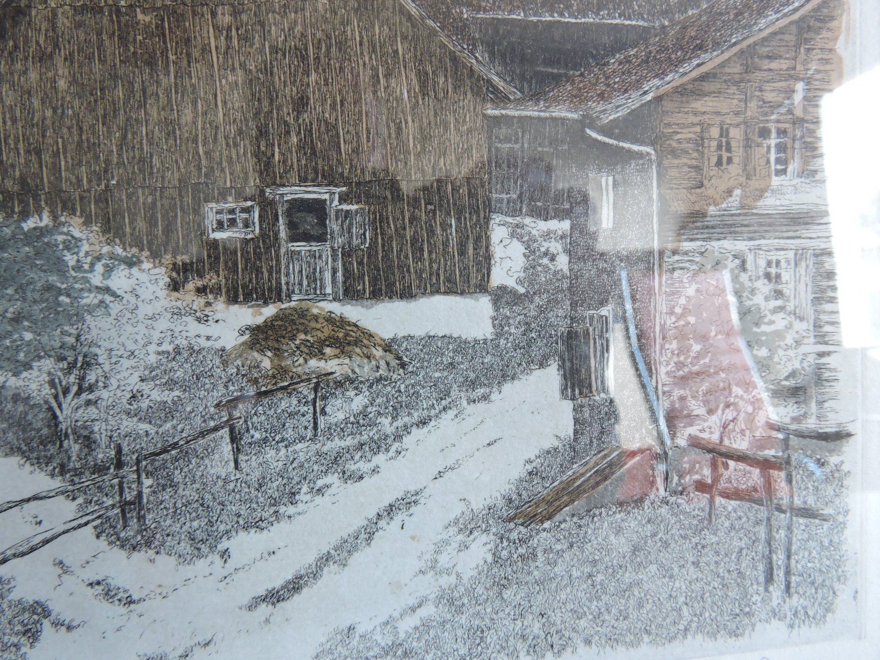 Grafica & Litografie: Walter Dick Lithographie Auflage 8/30 – Usato da Hauptwil venduto da Borusse01 5