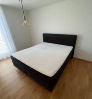 Boxspringbett 180x200 cm anthrazit inkl. Matratzen & Topper