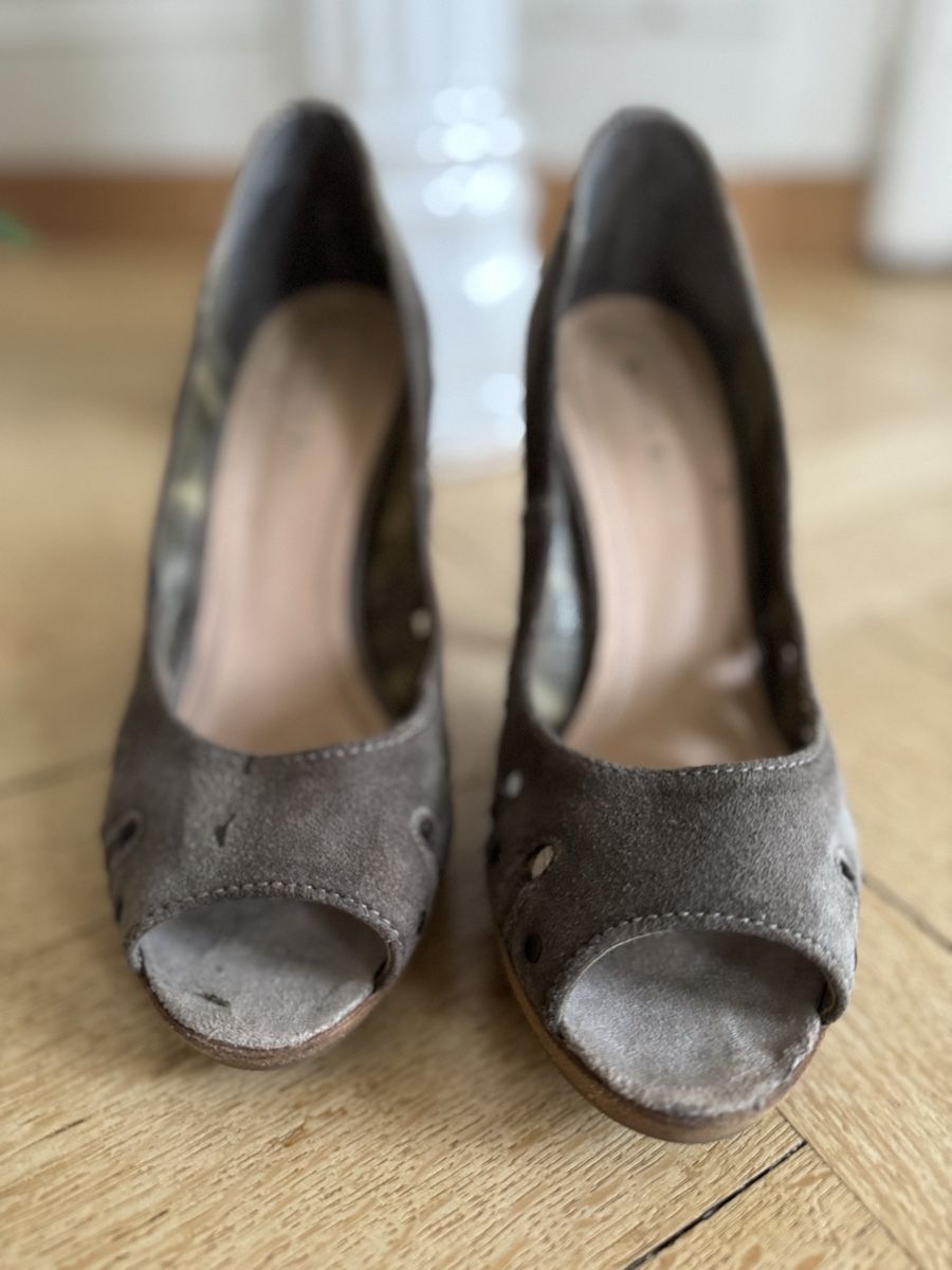 Scarpe da donna: Pumps (Wildleder, olive) – Usato da Bern venduto da Jasminp90 1
