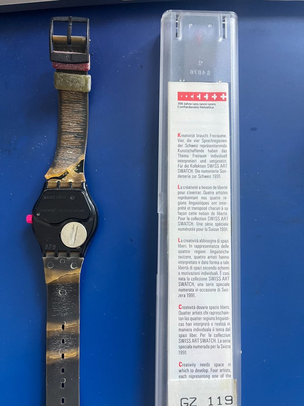 Swatch Orologi: 2 Stk.Original Swatch Uhren, getragen – Usato da Dintikon venduto da Redgar58 3