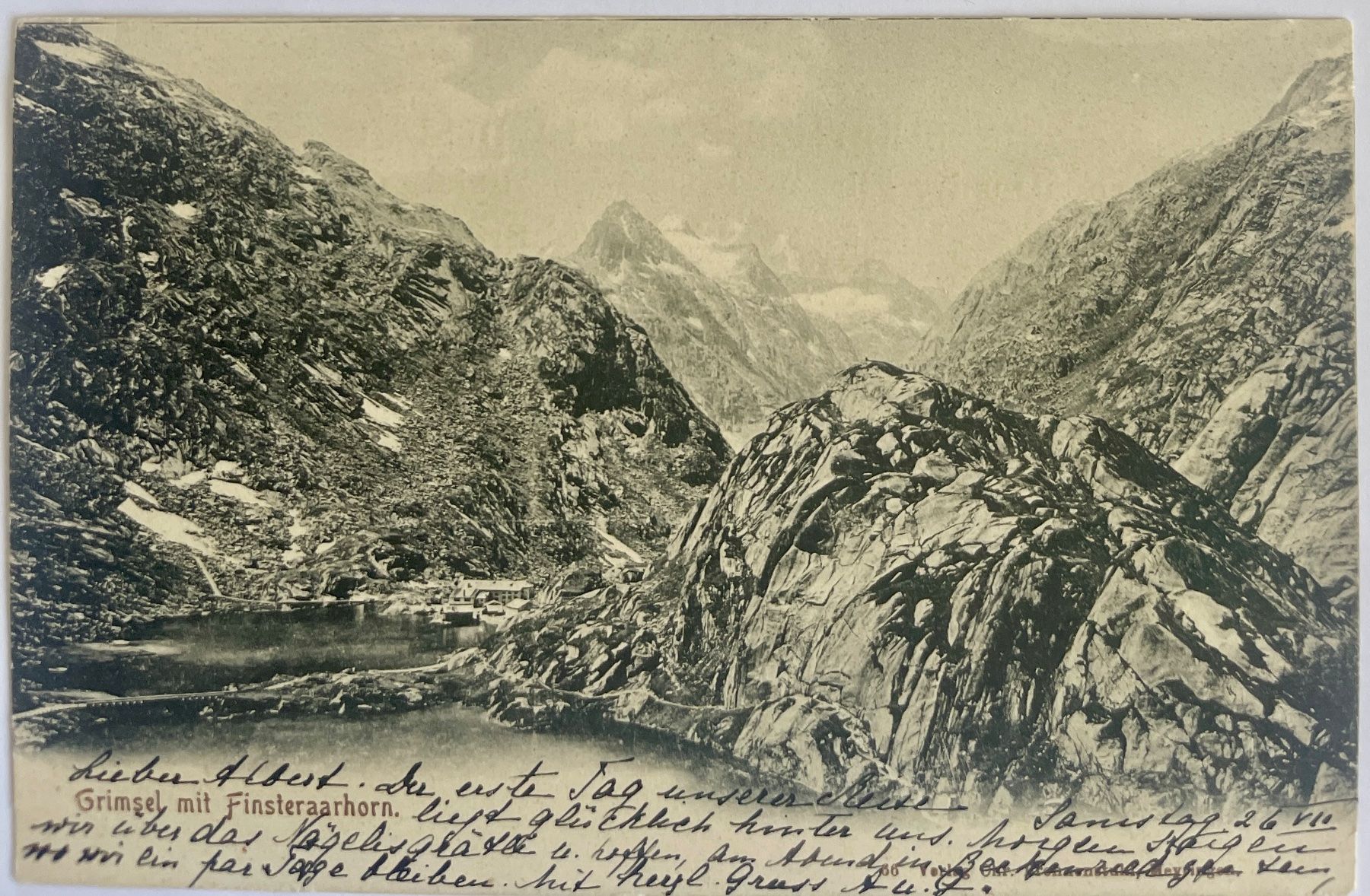 Cartoline postali: GRIMSEL - HOSPIZ 1902 – Usato da Lutry venduto da Ediego