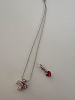 Swatch Kette mit Zirkonia & Herzanhänger