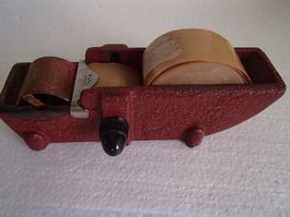 Vintage Abroller mit Wasserbecken für Klebeband Kobler