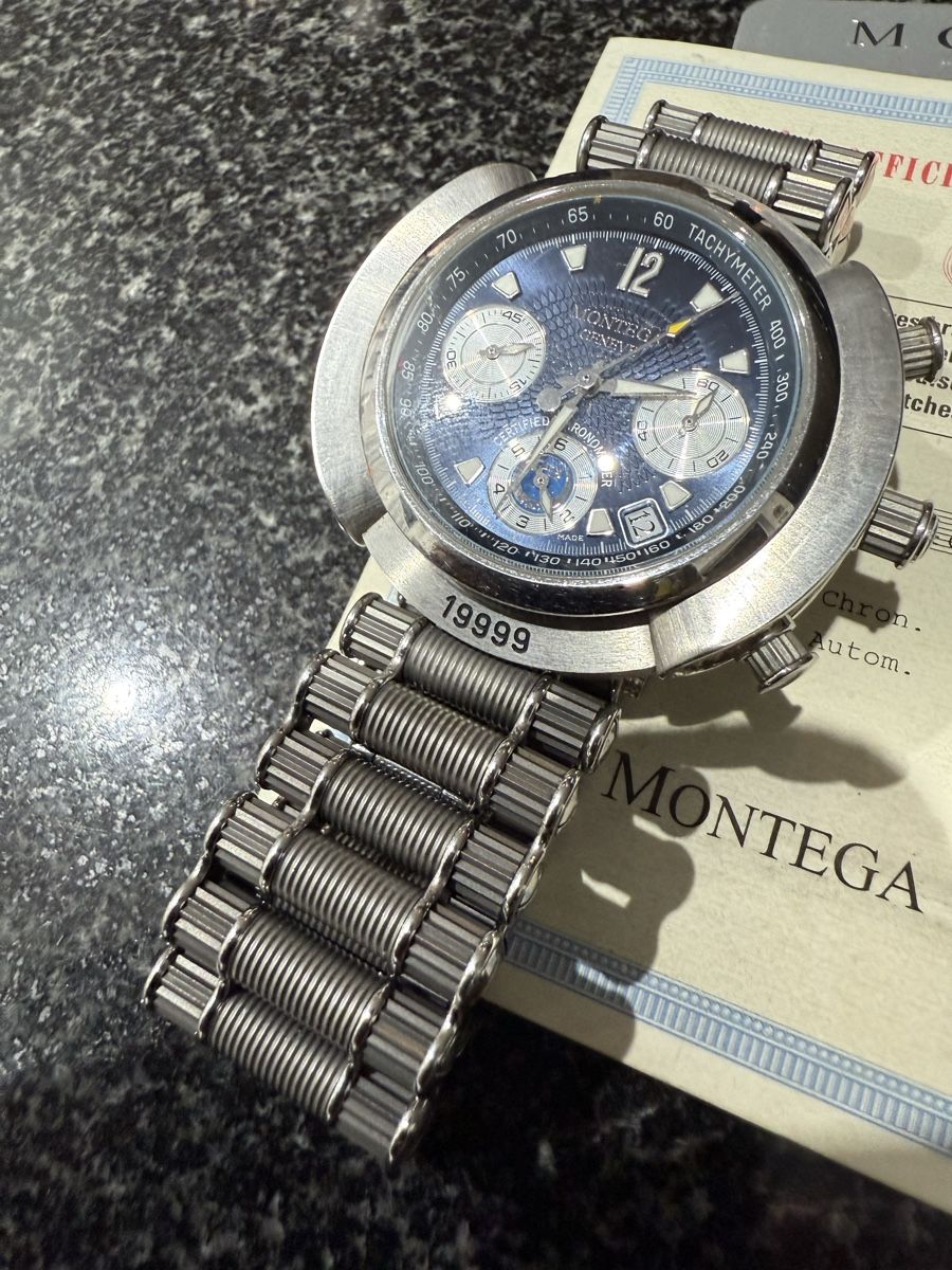 Montegrappa Orologi: Montre Montega Geneve Chronometer Limited Edition – Usato da Widnau venduto da RetoW01 7