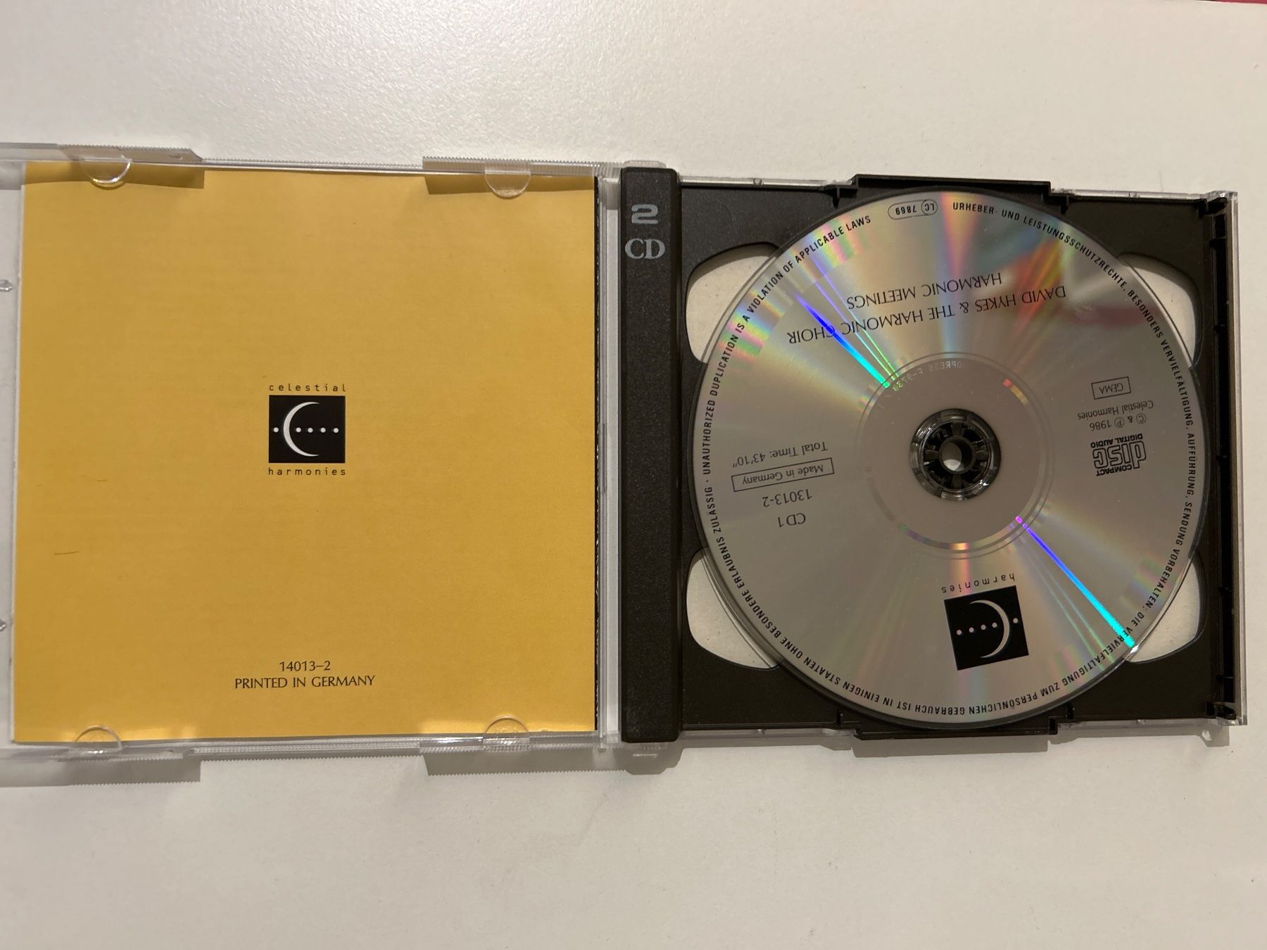 CD: CD- David Hykes & The Harmonic Choir 2CD – Usato da Guntershausen venduto da Gloominati 2