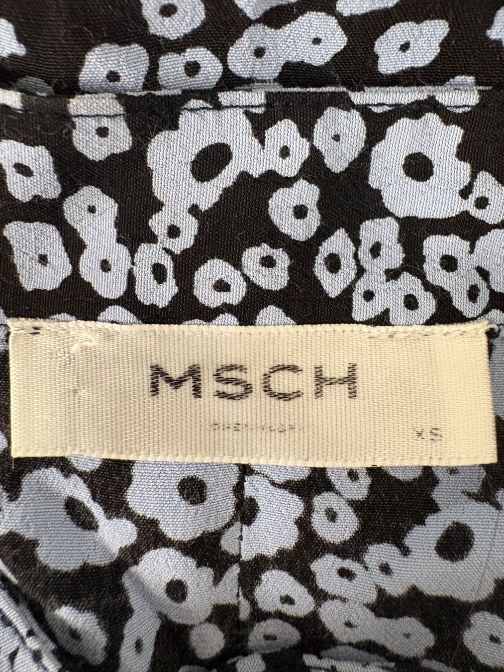 Vestiti: MSCH Kleid Blumenmuster schwarz/hellblau Gr. XS/S Viskose – Nuovo (secondo la descrizione) da Regensdorf venduto da secondchancefashion 4