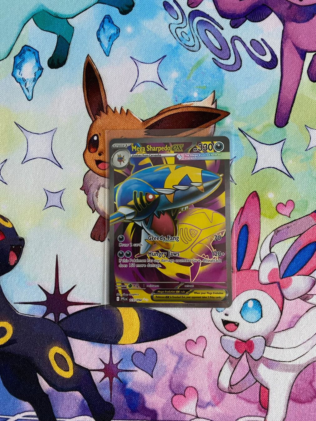 Pokémon Sammelbilder & Trading cards: Pokemon Mega Sharpedo EX 113/094 PFL – Gebraucht aus Grindelwald von TSG-G-Town