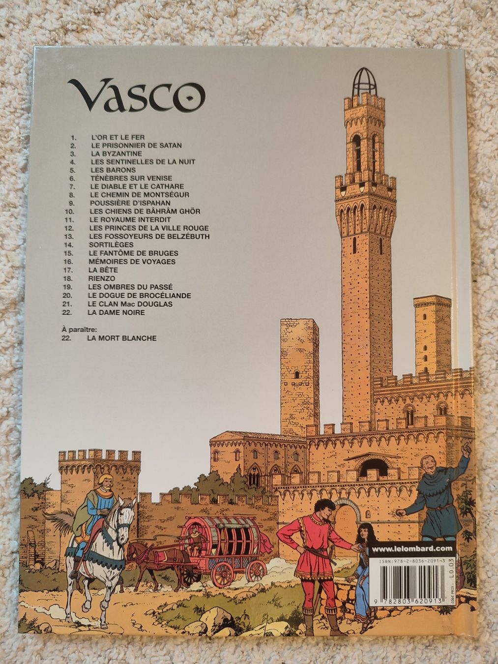 Fumetti: Vasco T22 - La Dame Noire - EO - TBE – Usato da Bougy-Villars venduto da Vogue 2