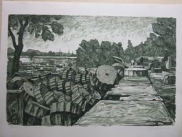 Diggelmann Alex Walter ORIGINAL LITHOGRAPHIE SIGNIERT NUMMER