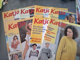 7 Katja Maschen-Mode Strickhefte diverse Ausgaben gebraucht