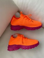 MUST HAVE - flippiger Sneaker/Damenschuh, orange/pink, 40