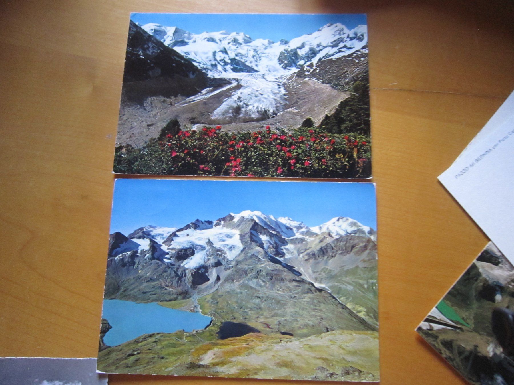 Cartoline postali: Bernina mit Gletsacher und Boval Hütte – Usato da Gordola venduto da Polentaefung 3