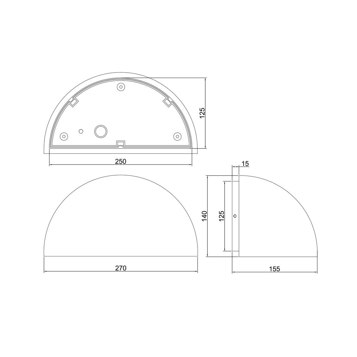 Lampade: Aussen Wandleuchte, IP44, 27 cm x 14 cm – Nuovo (secondo la descrizione) da Kreuzlingen venduto da Smart-Light 6