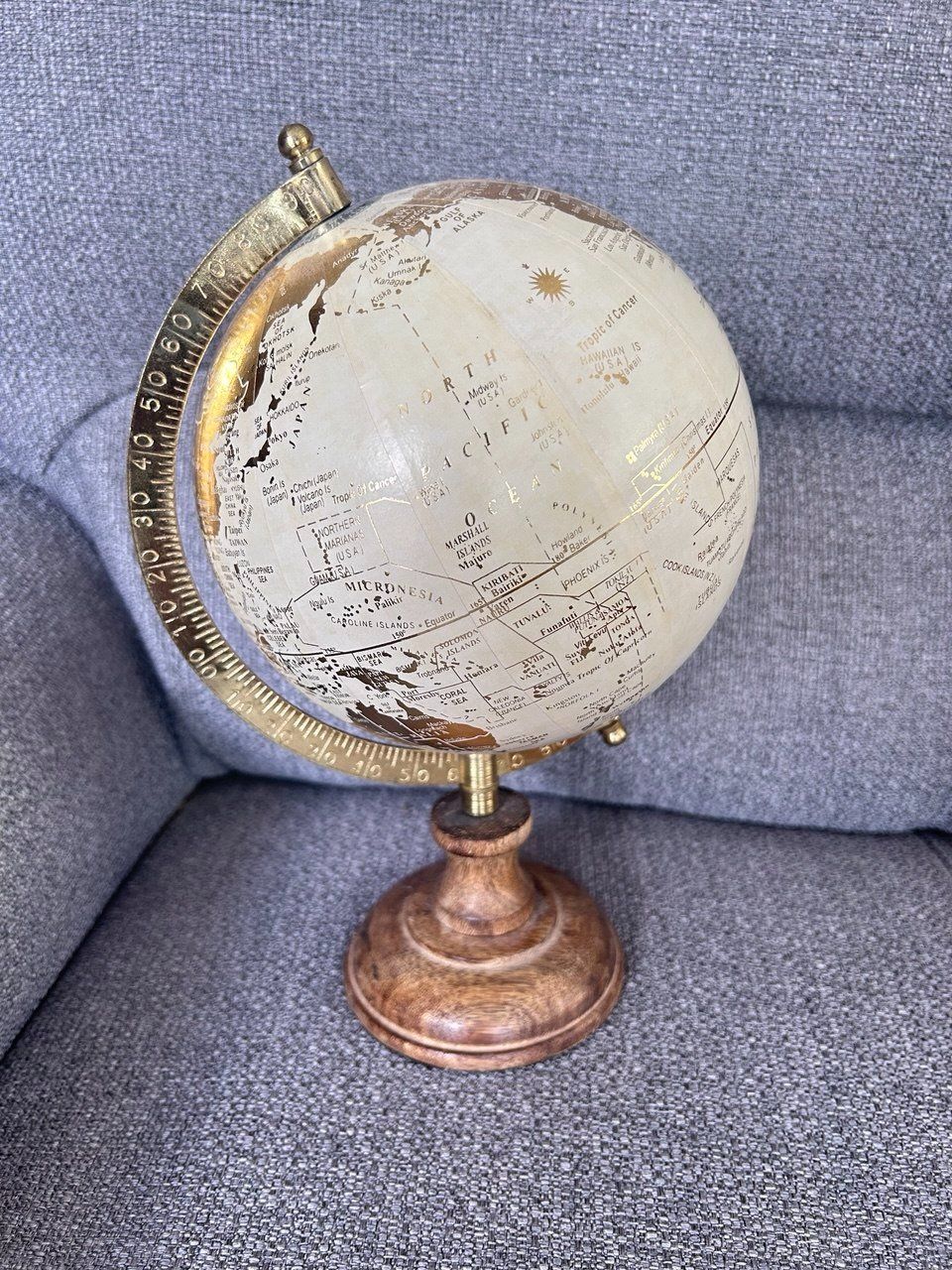 Altro in Decorazioni & Accessori: Mappamondo da tavolo vintage 26 cm – Usato da Giubiasco venduto da LorisVale