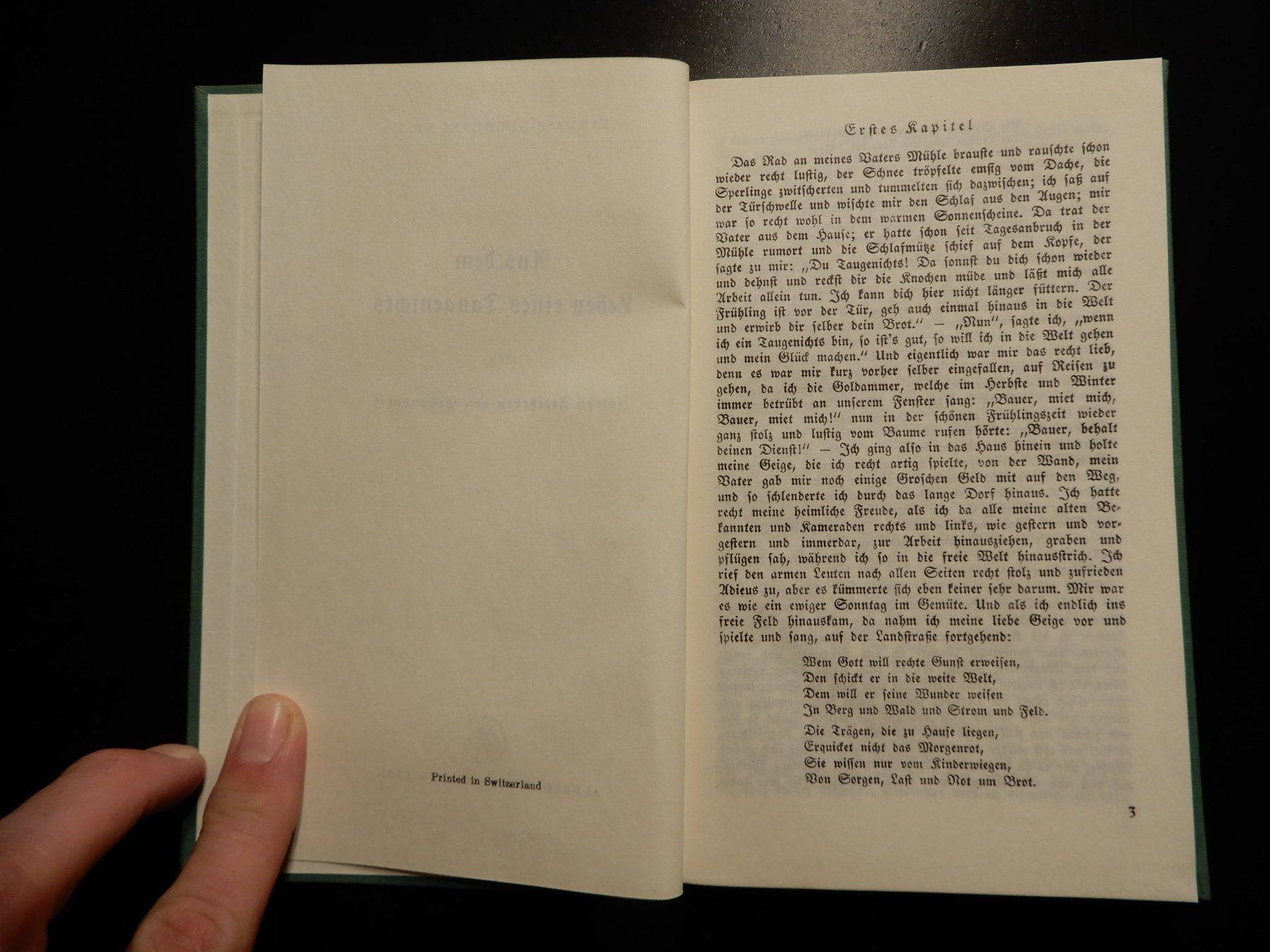Libri: Eichendorff: Aus dem Leben eines Taugenichts – Usato da Erstfeld venduto da Mario_boe0 2