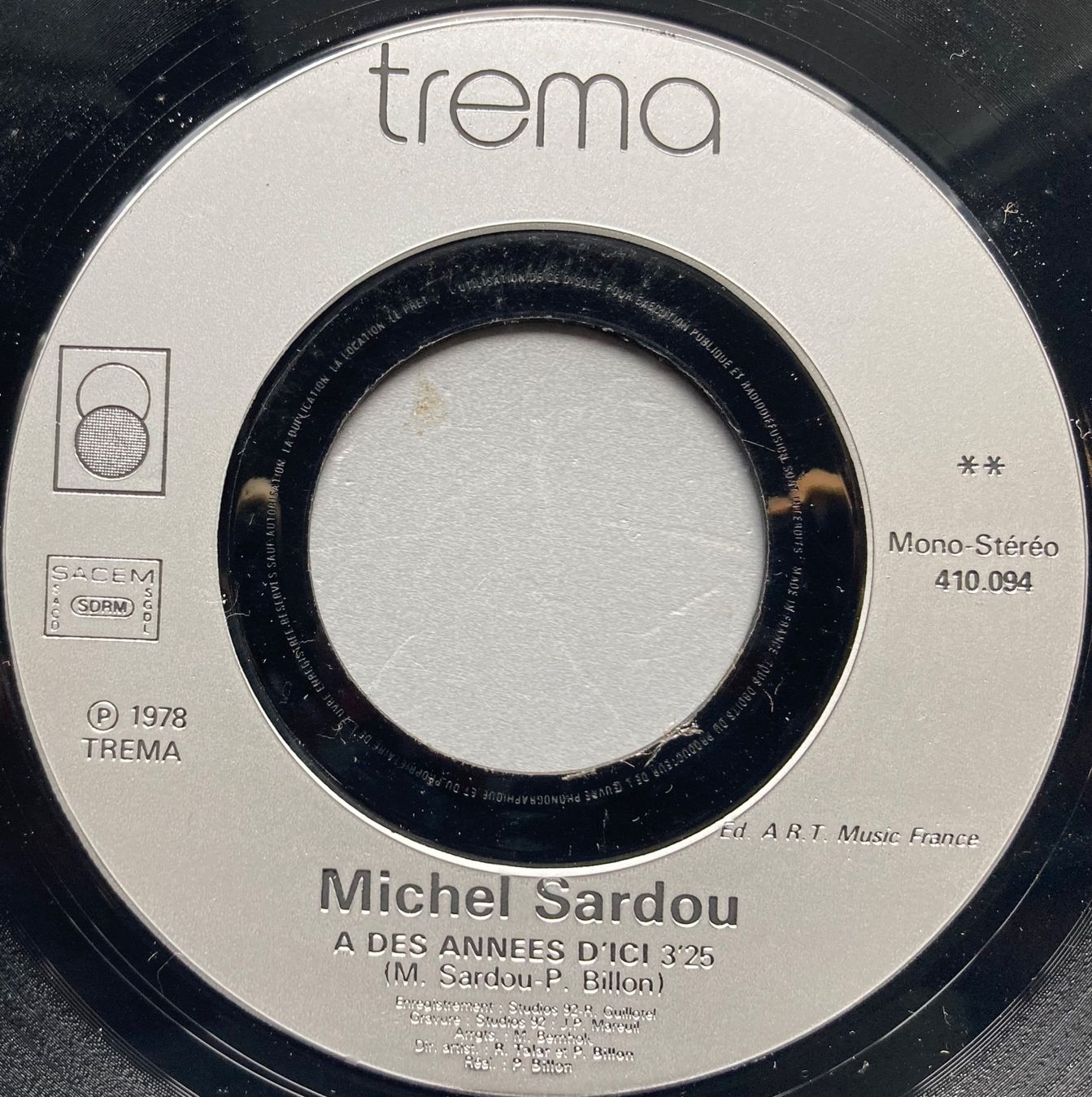 Dischi in vinile: MICHEL SARDOU - EN CHANTANT – Usato da Poliez-Pittet venduto da Newtown-Records 2