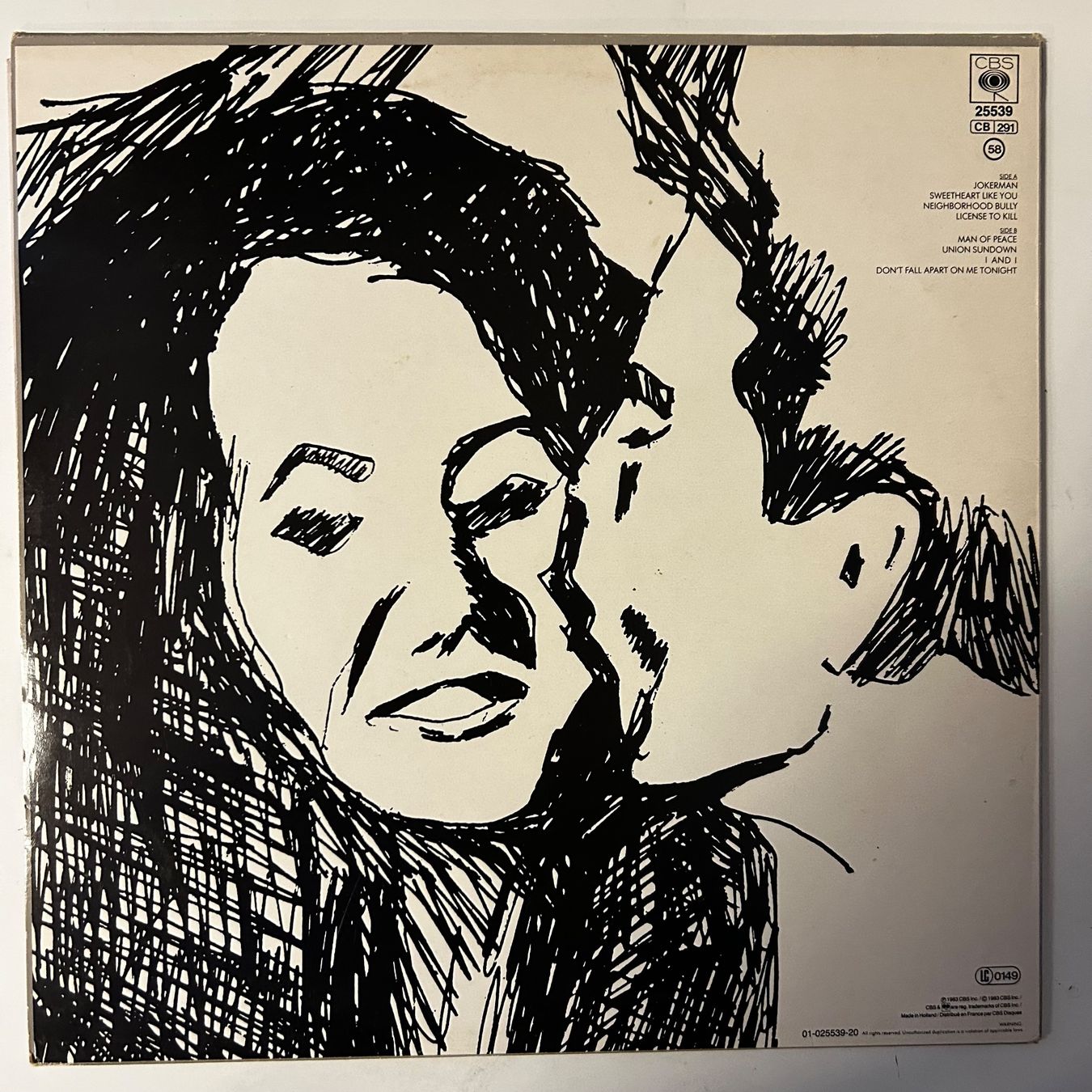 Schallplatten: Bob Dylan - Infidels, Vinyl LP 1983 – Gebraucht aus Aesch BL von BernisFlomi 1