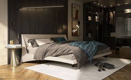 Designer-Bett von Cattelan Italia