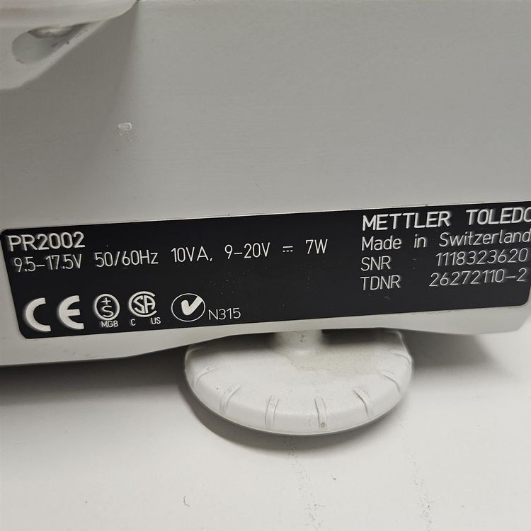 Accessori da laboratorio: Mettler Toledo PR2002 – Usato da Niederdorf venduto da LeptonAG_Labor 6