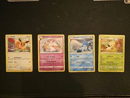 4 Pokémon Promo SWSH - Eevee, Sylveon, Glaceon, Leafeon ENG