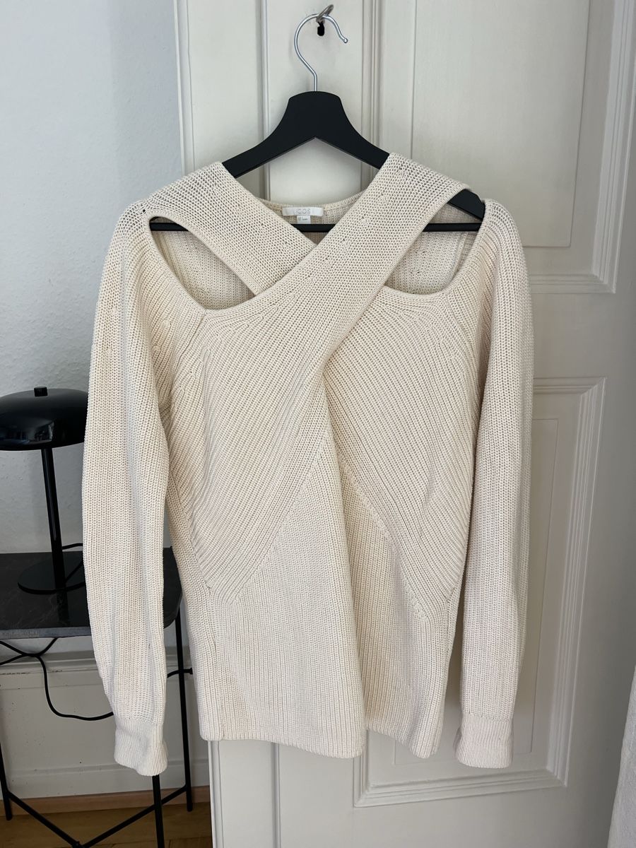 Cos Pulls & Sweat-shirts: Pull COS croisé crème  – Neuf (Voir description) à Genève par MinimalistDressing