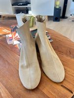 Mango Stiefeletten beige Grösse 38 Wildlederoptik neu