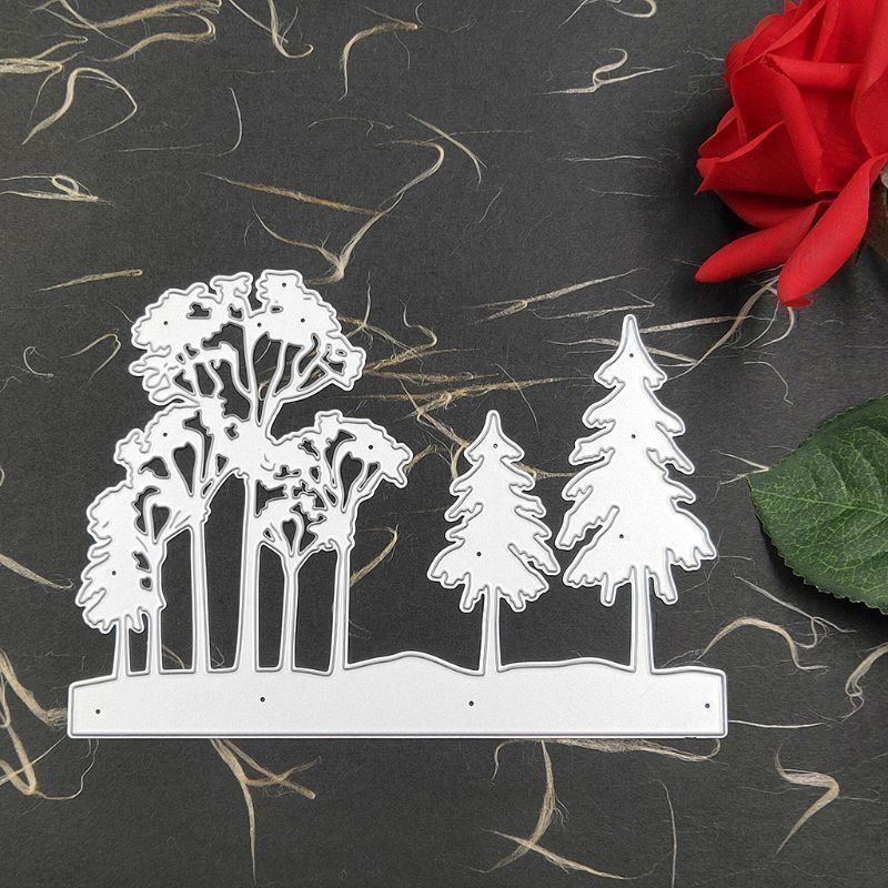 Schablonen: WALD BAUM STANZSCHABLONE – Neu und originalverpackt aus Affoltern am Albis von scrapbooking 1