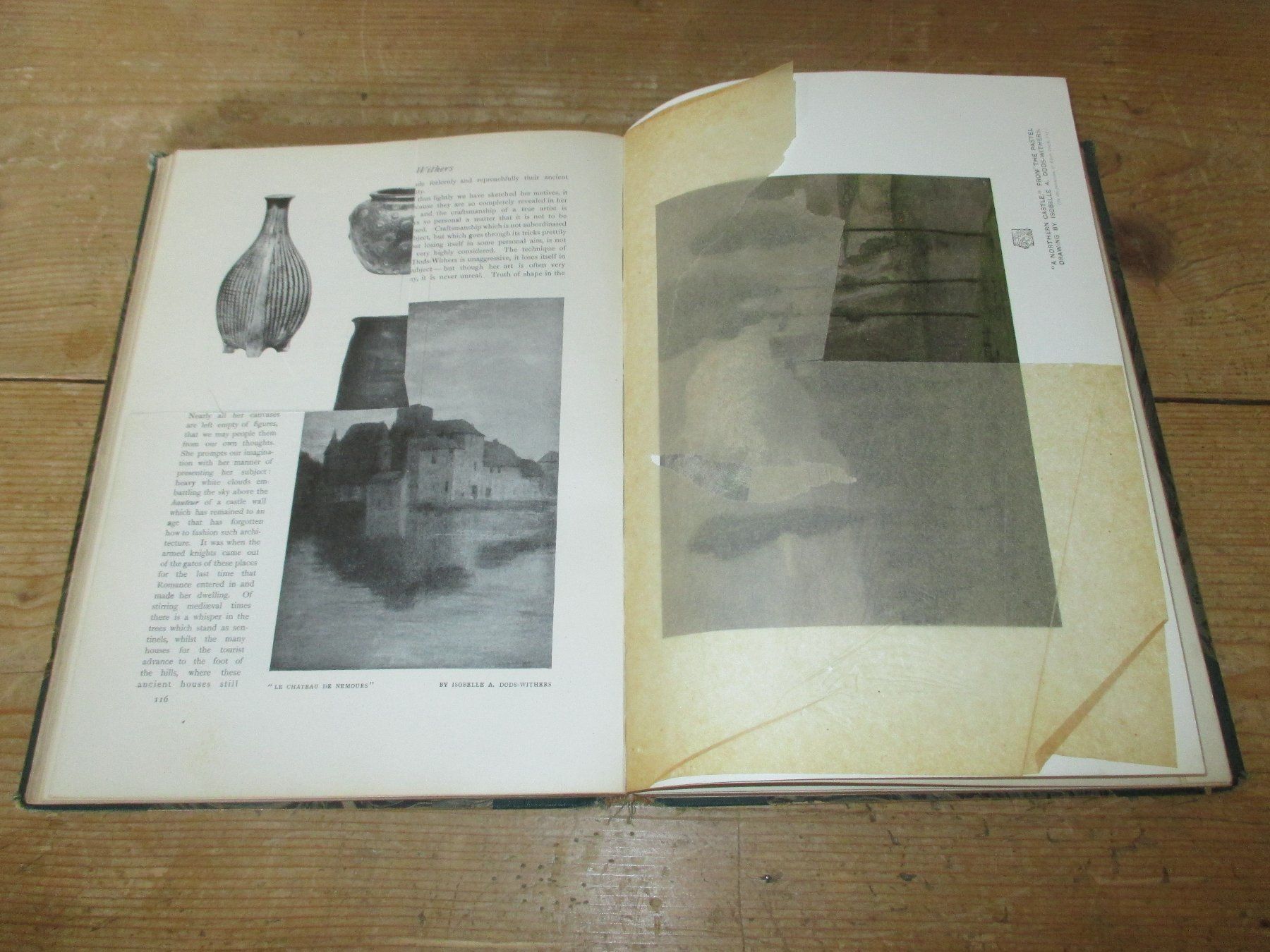 Bücher: Antikes Kunstbuch aus England, 1908 – Defekt aus Flims - Dorf von Stagediver 8