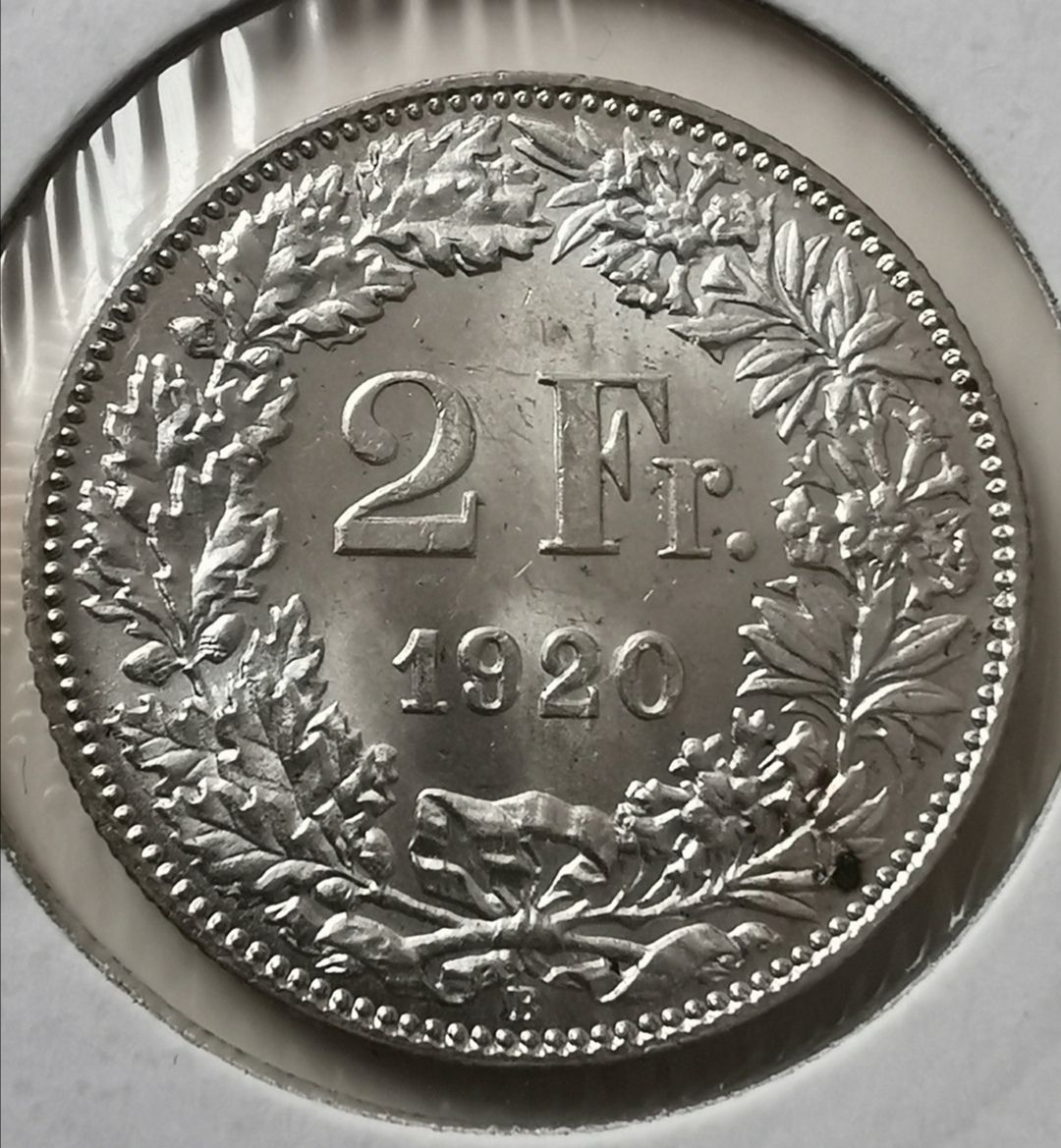 Tutti le monete: 2 Franken 1920 Silber TOP – Usato da Zürich venduto da turbopuz