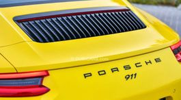 Porsche Heckemblem Matt Schwarz 911/981/Macan