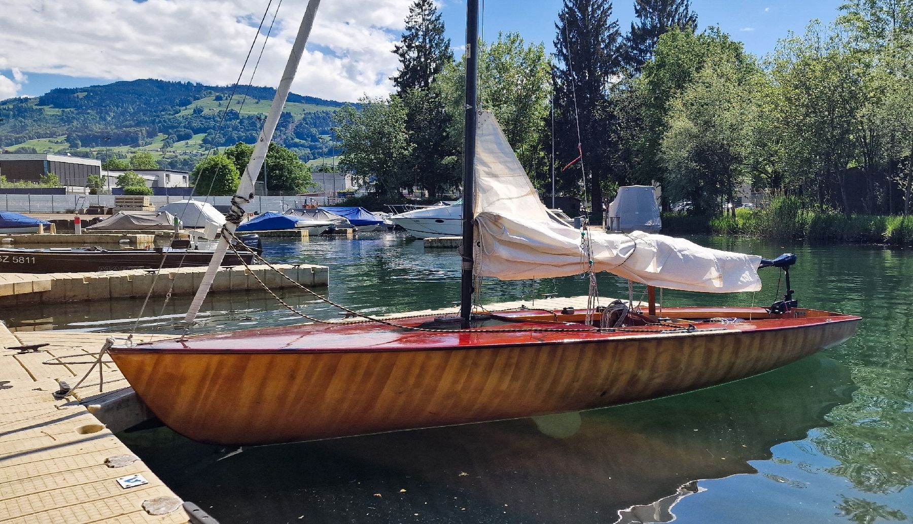 Mader Barche: Segeljolle Segelboot Korsar – Usato da Lachen SZ venduto da Bmegye06 7