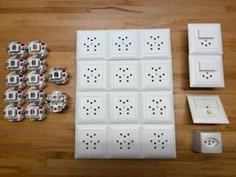 Feller Steckdosen und Steckdosen-Set, gebraucht