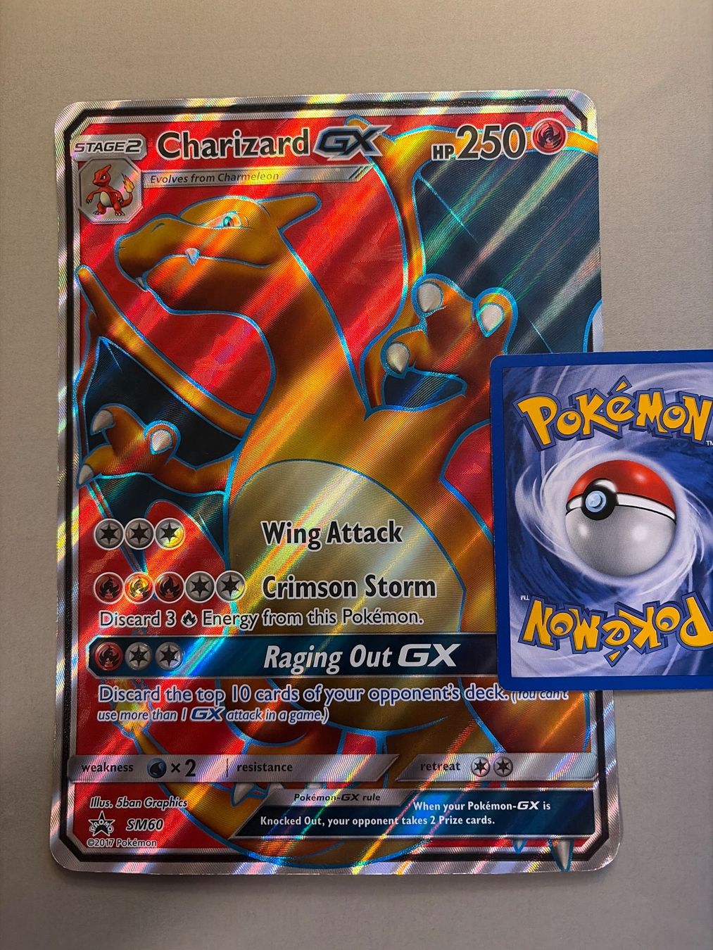 Pokémon Sammelbilder & Trading cards: Charizard GX XL - Black Star Promo – Gebraucht aus Kehrsatz von Riyouu 1