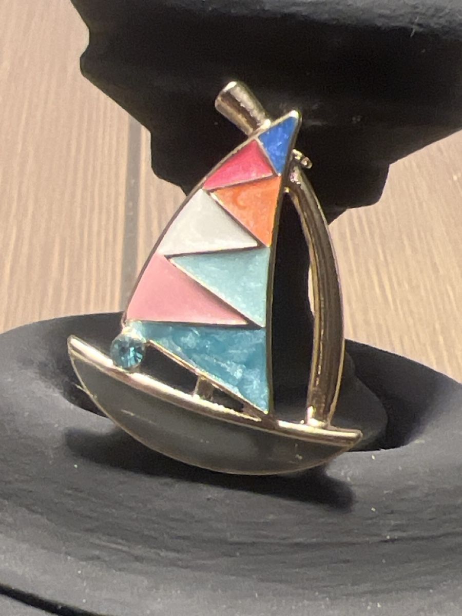 Spille & Fermagli: Segelboot Brosche – Nuovo (secondo la descrizione) da Seon venduto da Sunny-Schmuck78 1