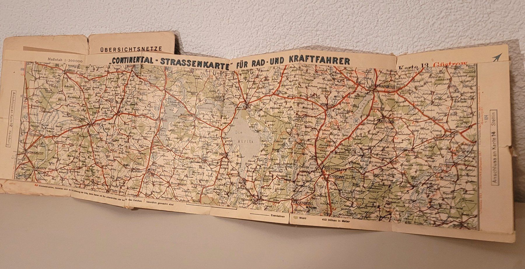Cartine & Atlanti: Vintage CONTINENTAL Strassenkarten – Usato da Oberuzwil venduto da rtr_wp6m 2