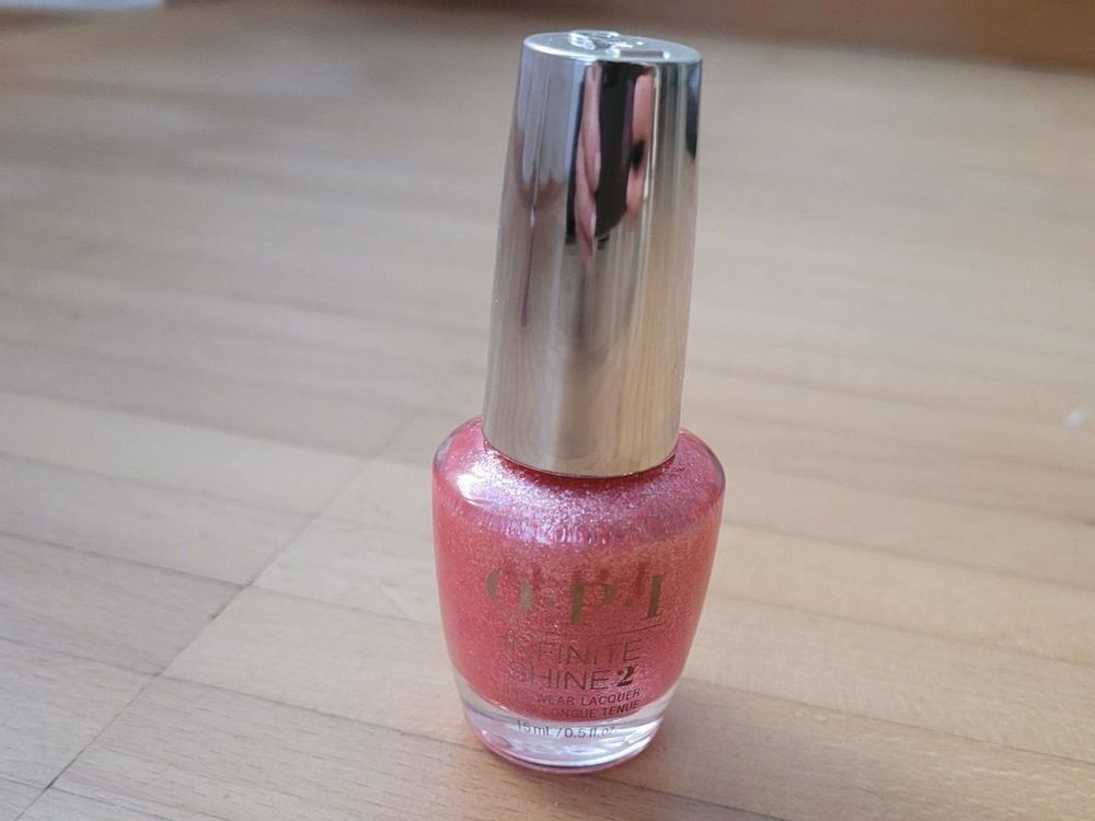 OPI Infinite Shine Nagellack – Rosa Sheen's All That, Metallic-Effekt, 15 Ml