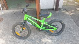 Kinderfahrrad Kawasaki Krunch 16 Zoll grün guter Zustand