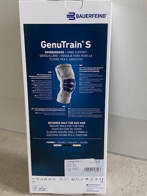 Genutrain Medizinische Geräte: GenuTrain S Kniebandage von Bauerfeind – Neu und originalverpackt aus Pfaffhausen von stepober 1
